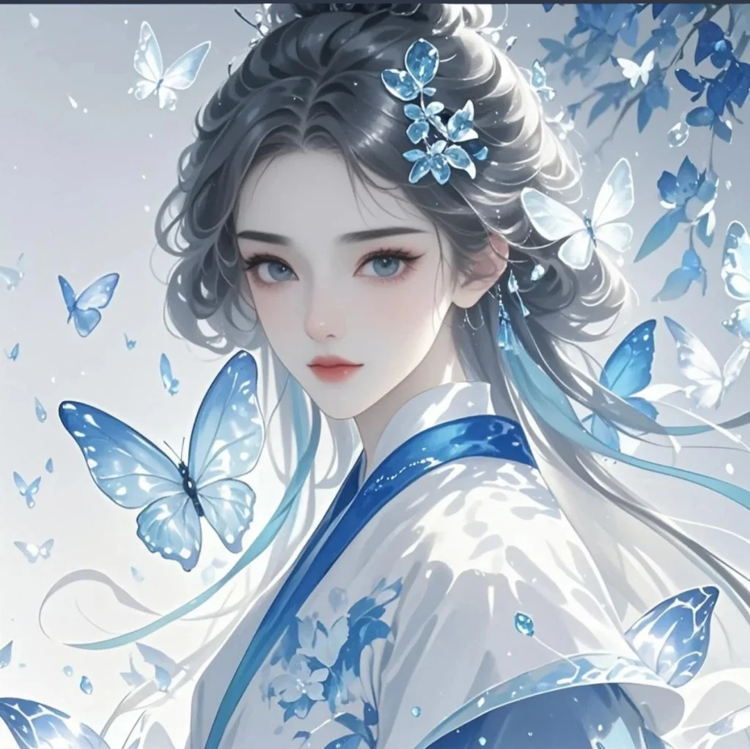高冷古风头像‖蝴蝶元素‖单人