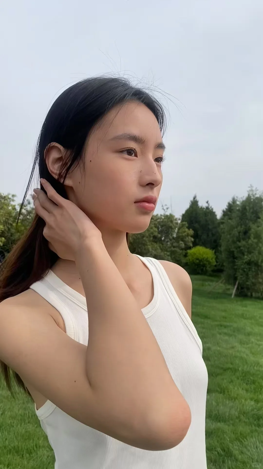 是随性自由自然的美