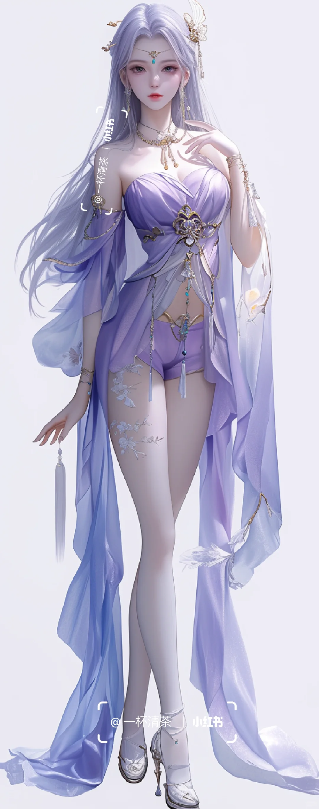立绘雪山的女儿