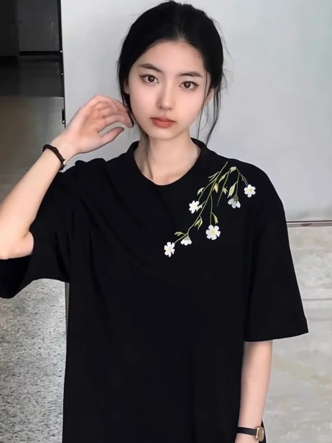 让我沦陷的国风花朵清新T恤，简直美到犯规！