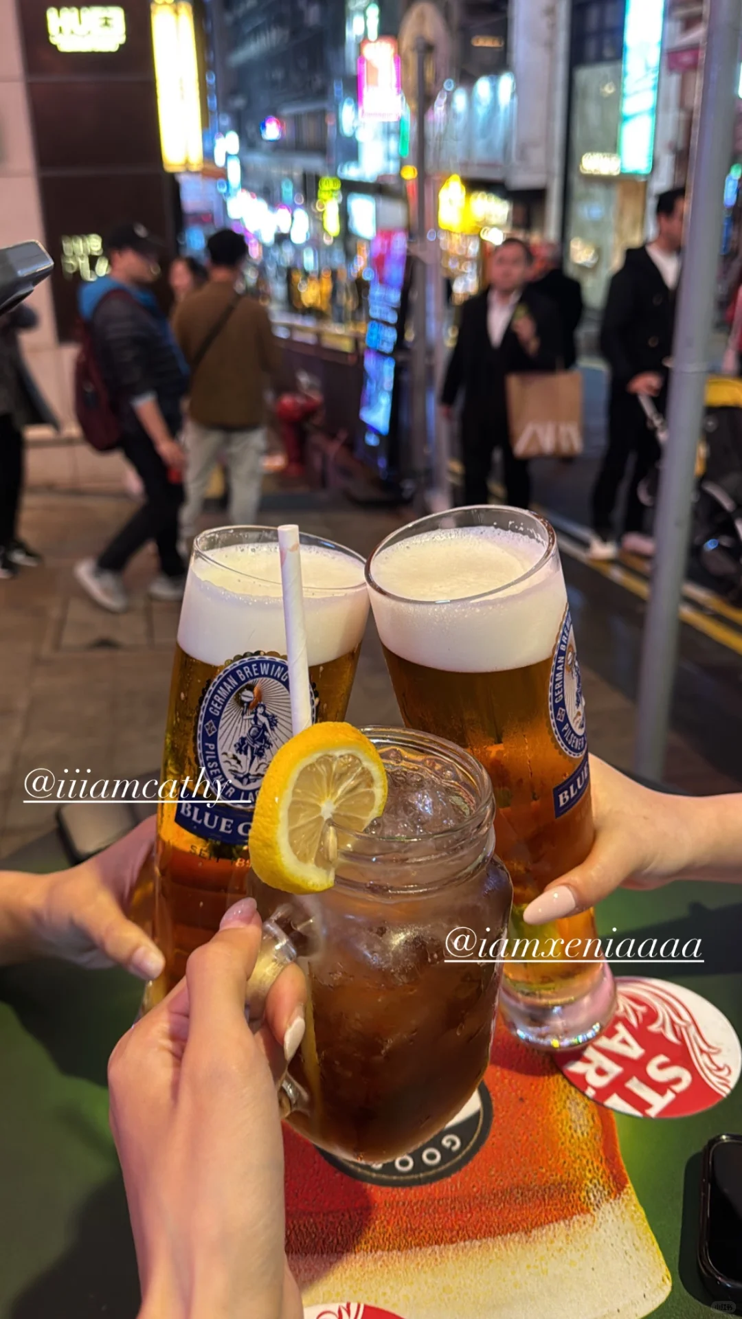 hk night 🫶🏼😻🍺