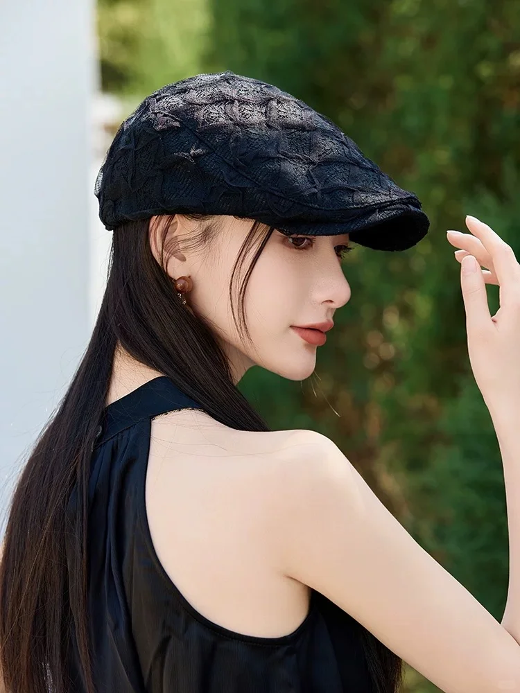 气质风格帽子女模🧢