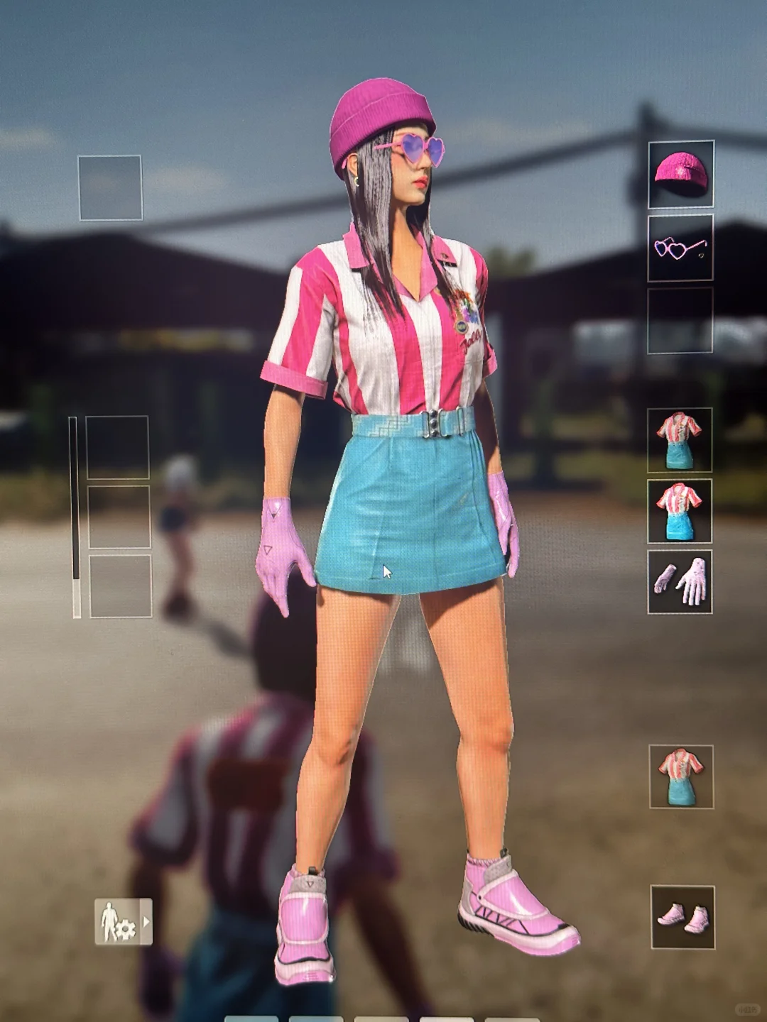 pubg穿搭：粉色多巴胺