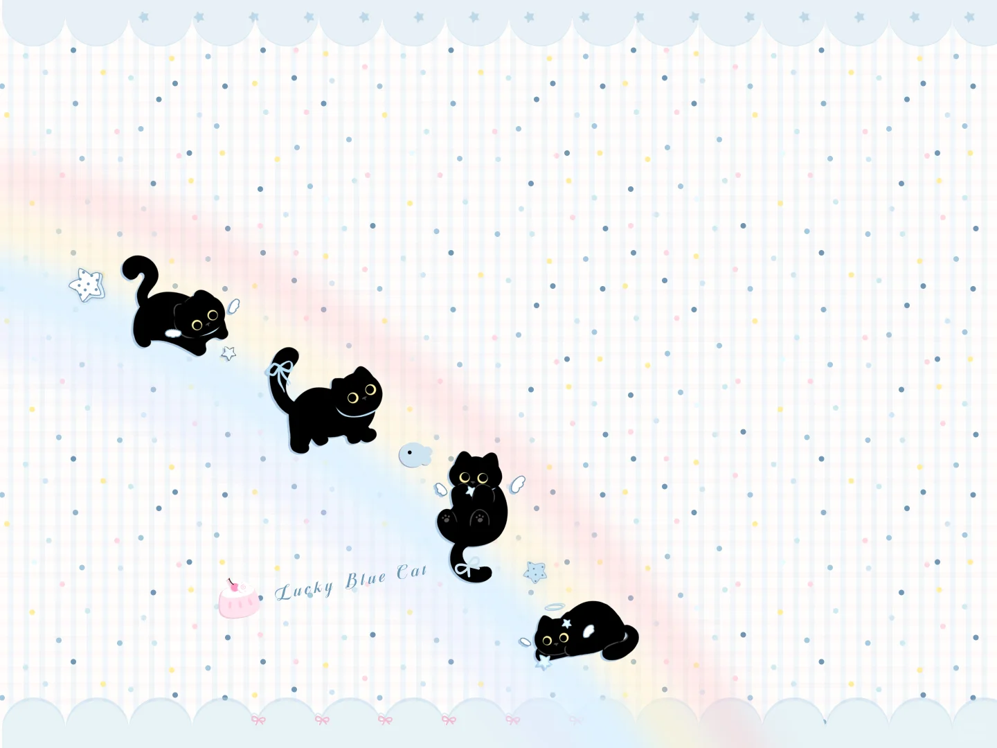 海盐黑猫ipad壁纸ʚ₍ . ̫ . ₎ɞ☆✨🩵