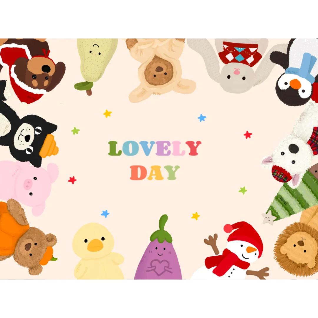 Jellycat壁纸♡｜🍃ipad可爱手绘背景图ʚ🍄ɞ