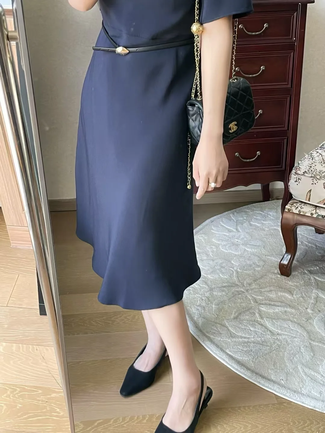 GD 36姆米重磅真丝女神级单品连衣裙
