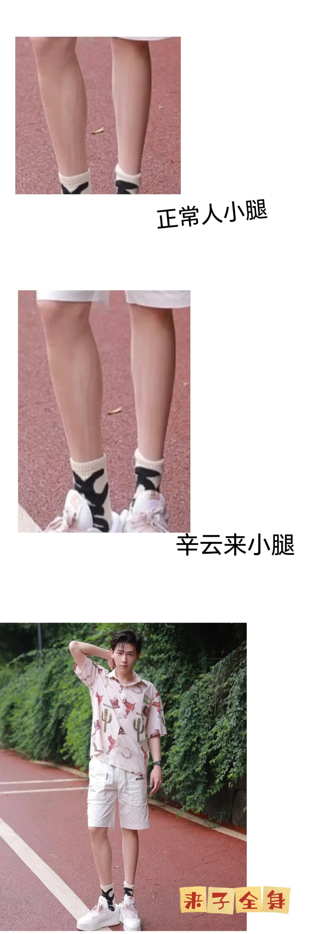 辛云来的小腿也太长了吧