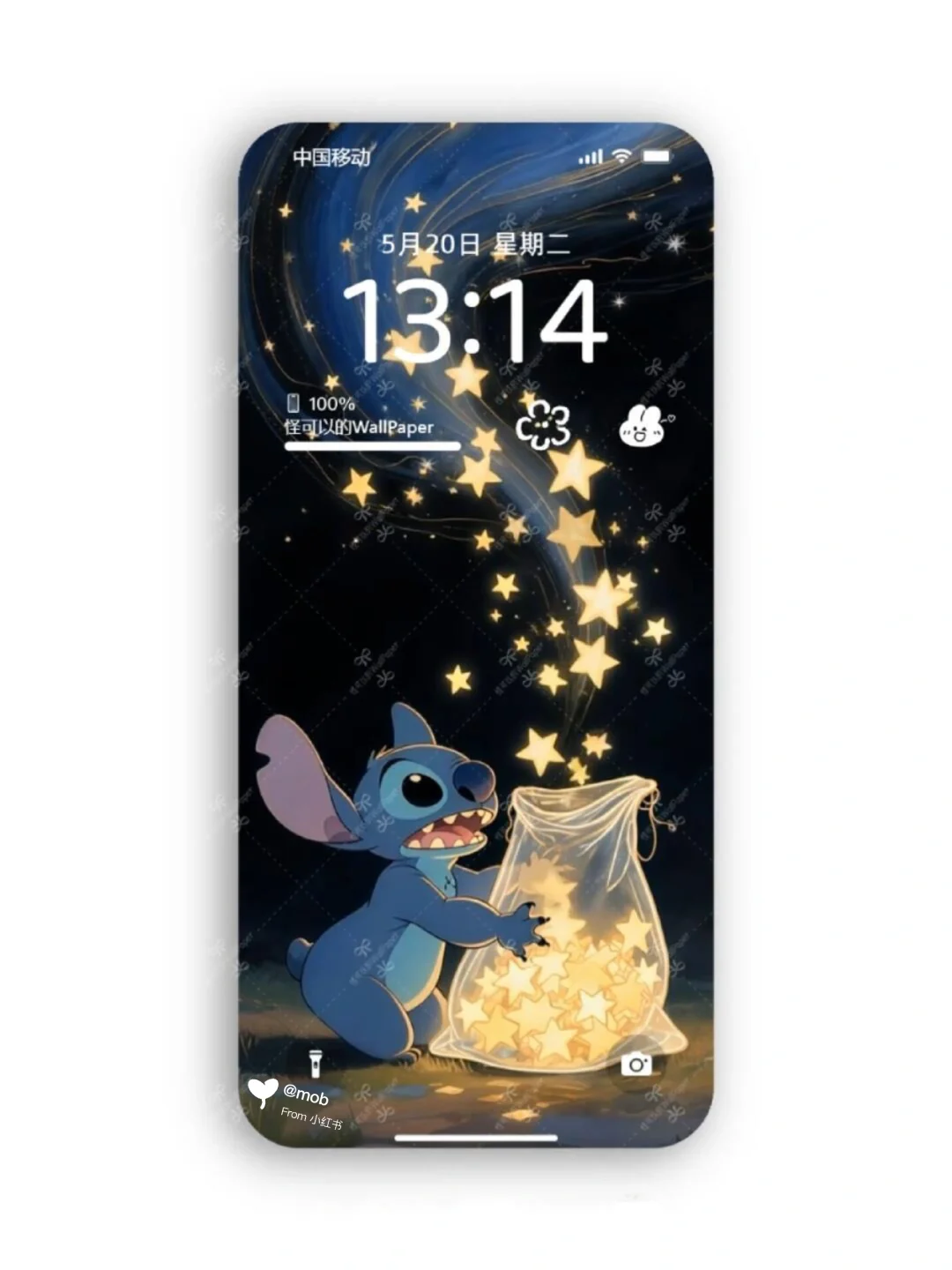 ipad壁纸｜释放星星的史迪奇