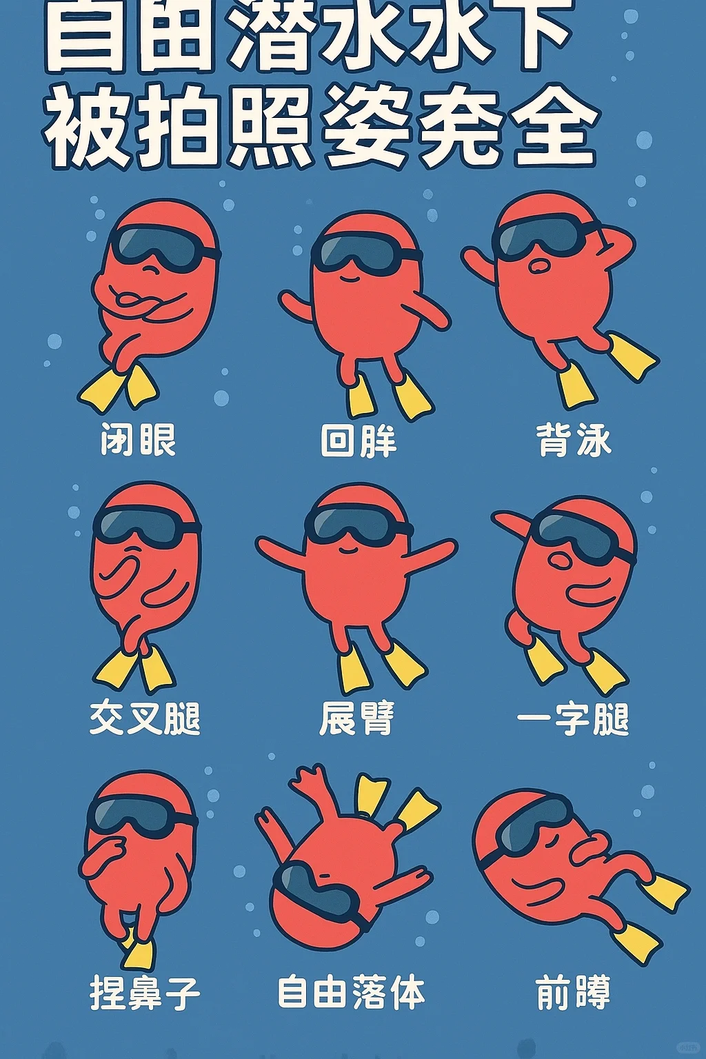 潜水超出片的姿势！学废了，下海就这么拍！