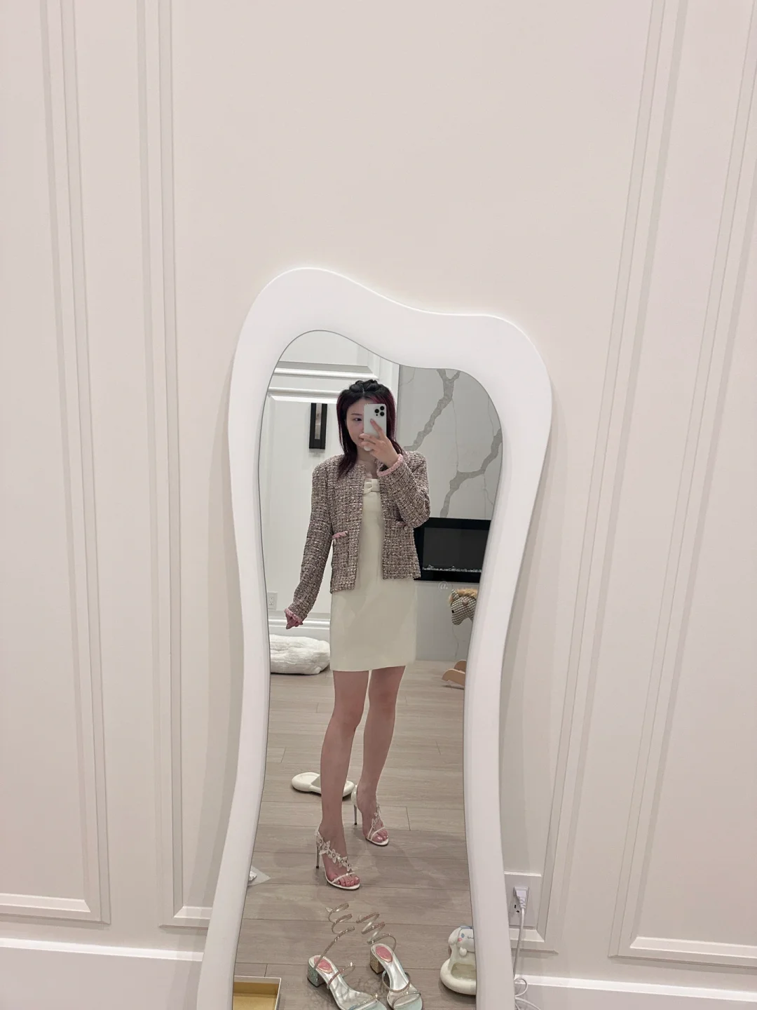 rene caovilla仙女高跟凉鞋