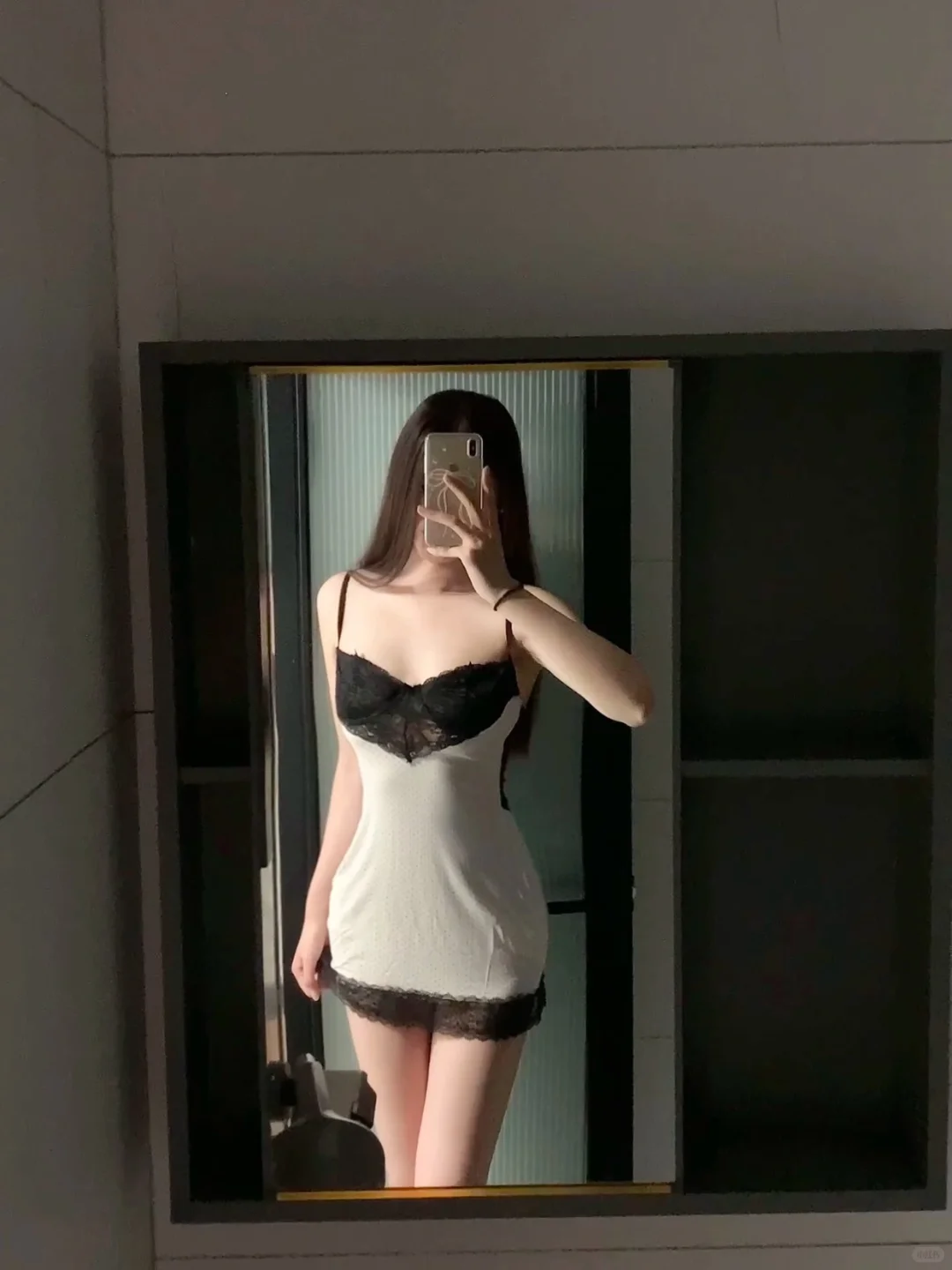 波点连衣裙睡衣