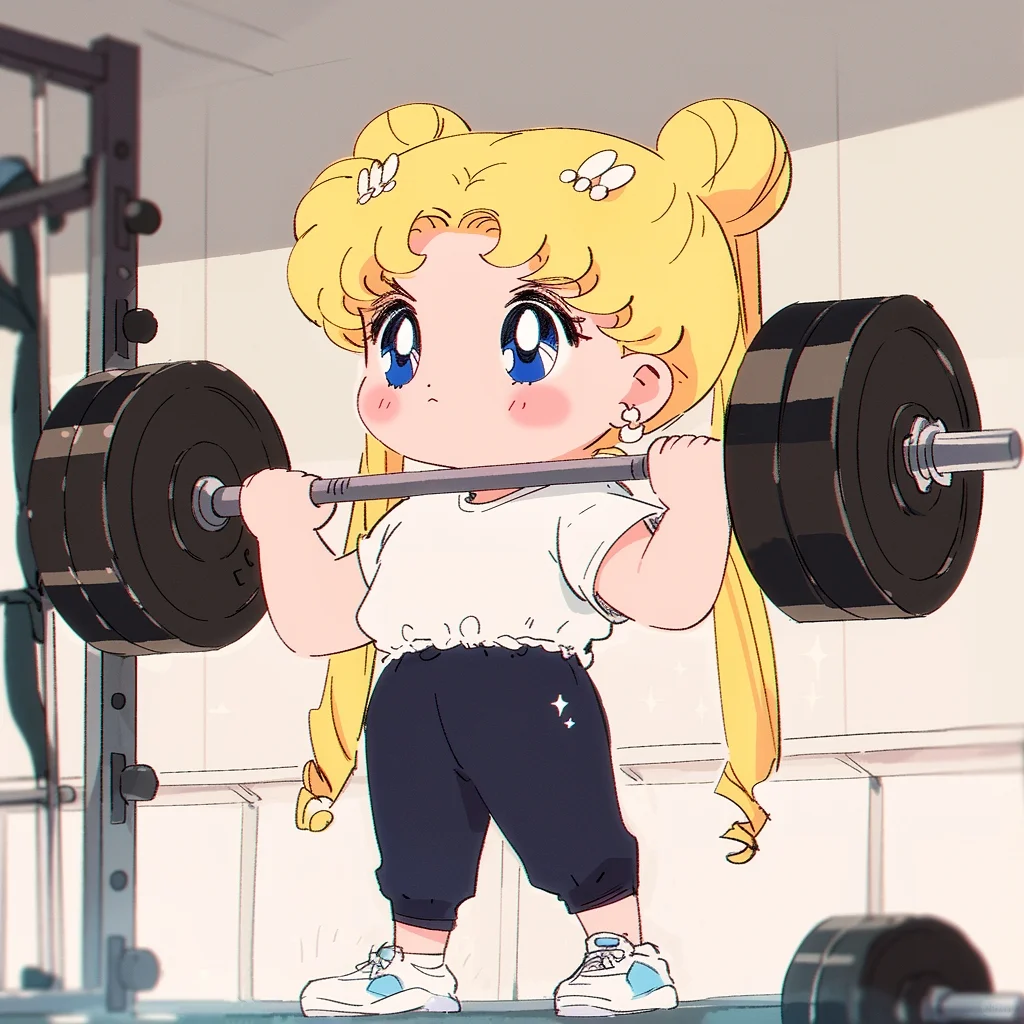 “健身达人美少女来袭啦！”｜运动系头像