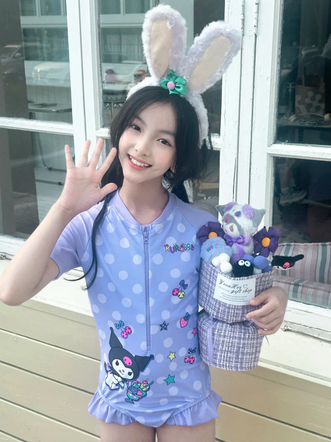 夏天做个元气满满的女孩～今日份泳装look～