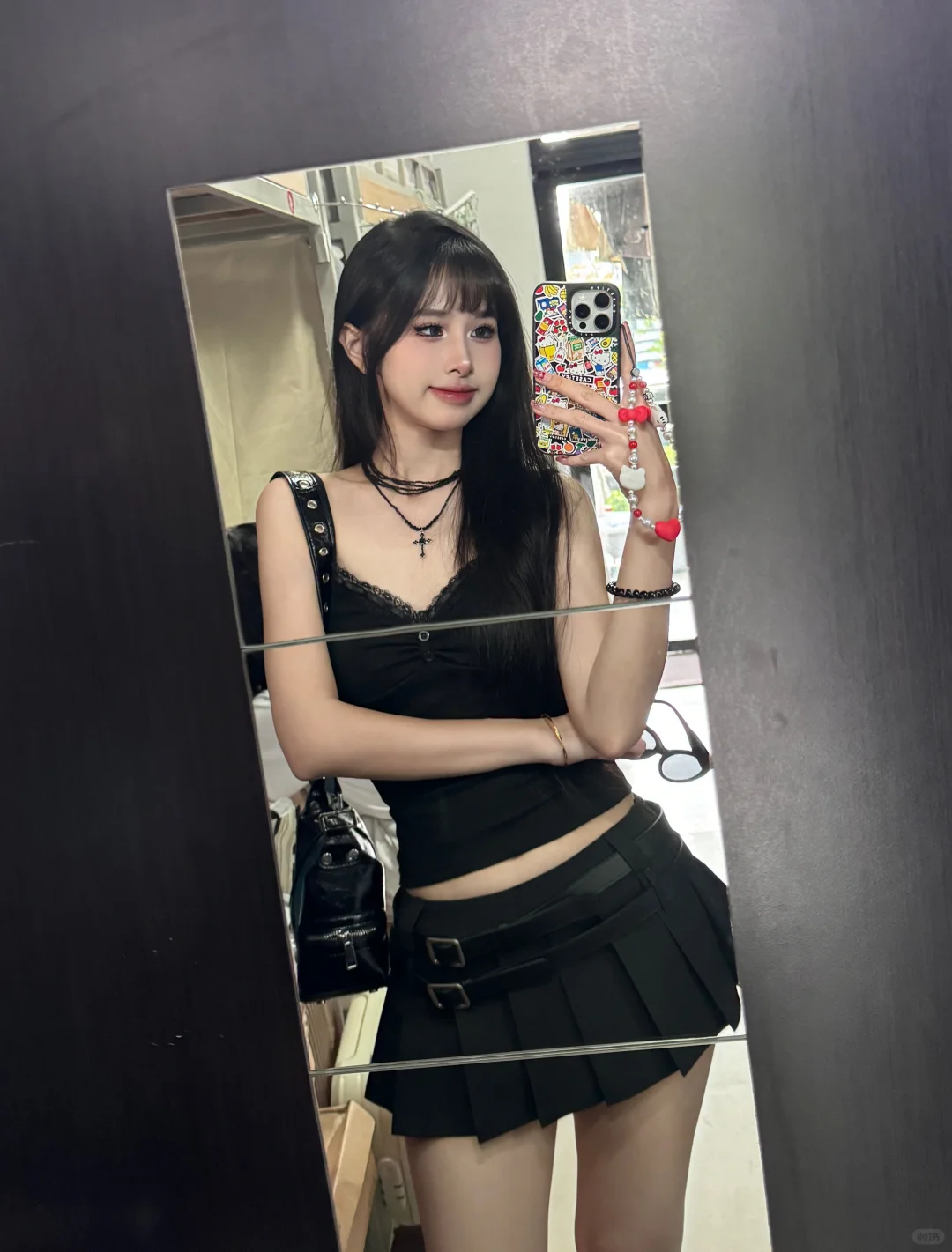 暗黑系甜酷辣妹🖤all black一套泰酷辣🥵