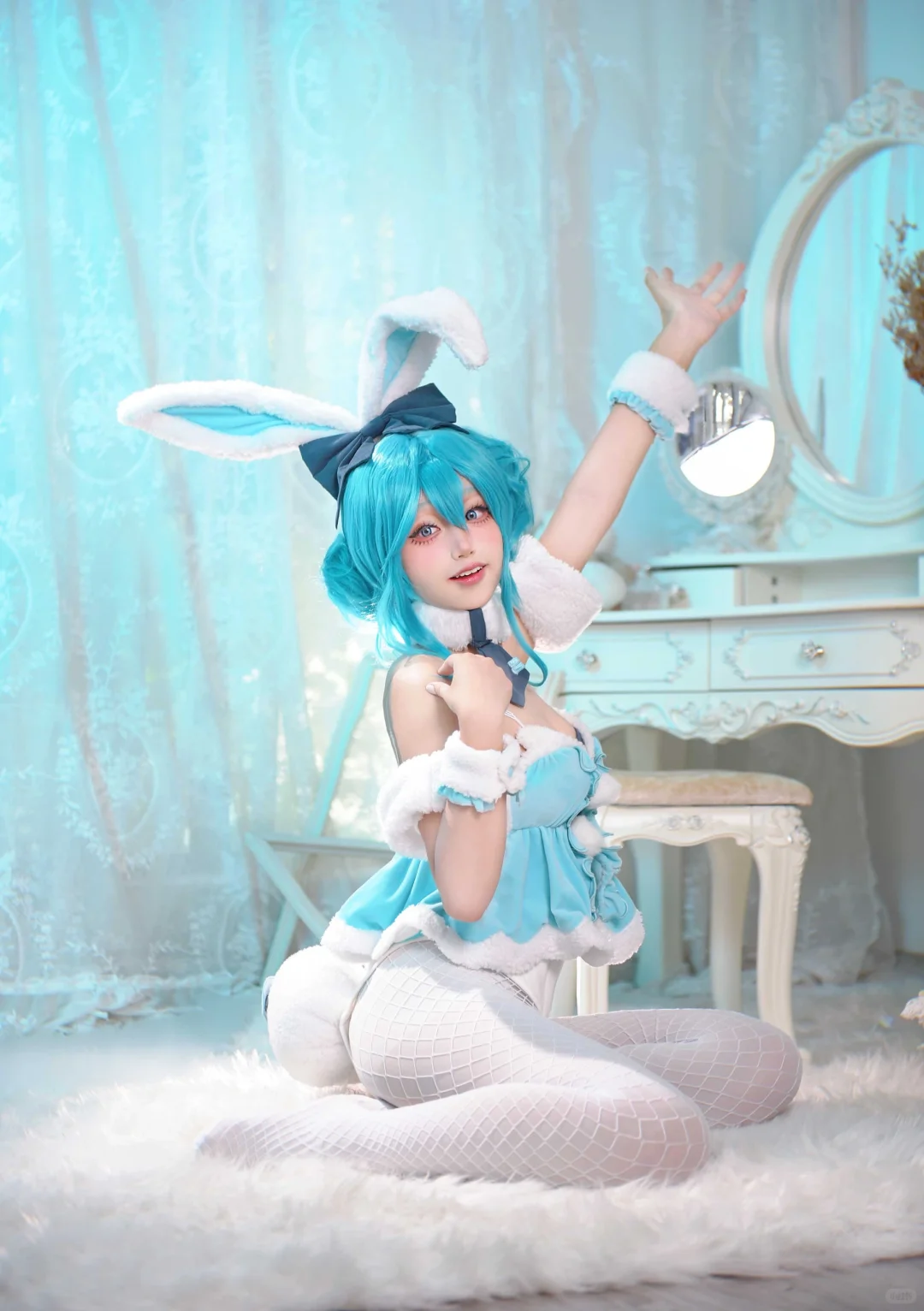 Miku，生日快乐！是初音白兔女郎！
