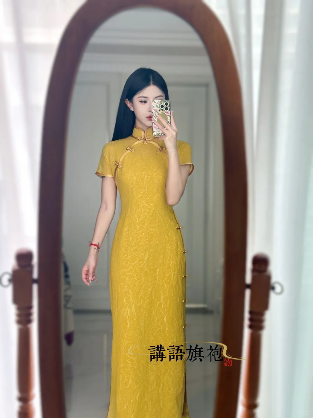 “春景”古法旗袍