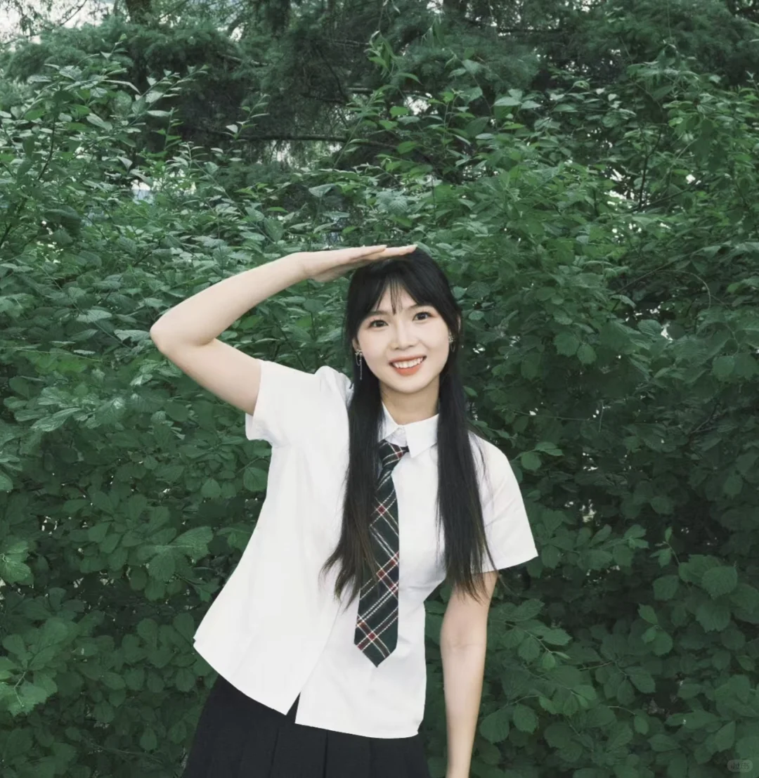 约拍｜温柔治愈森系氛围感jk少女🌿🍏