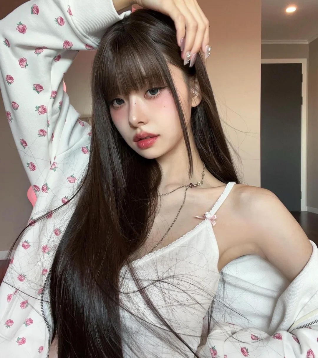真的很佩服韩女精致到每根头发丝