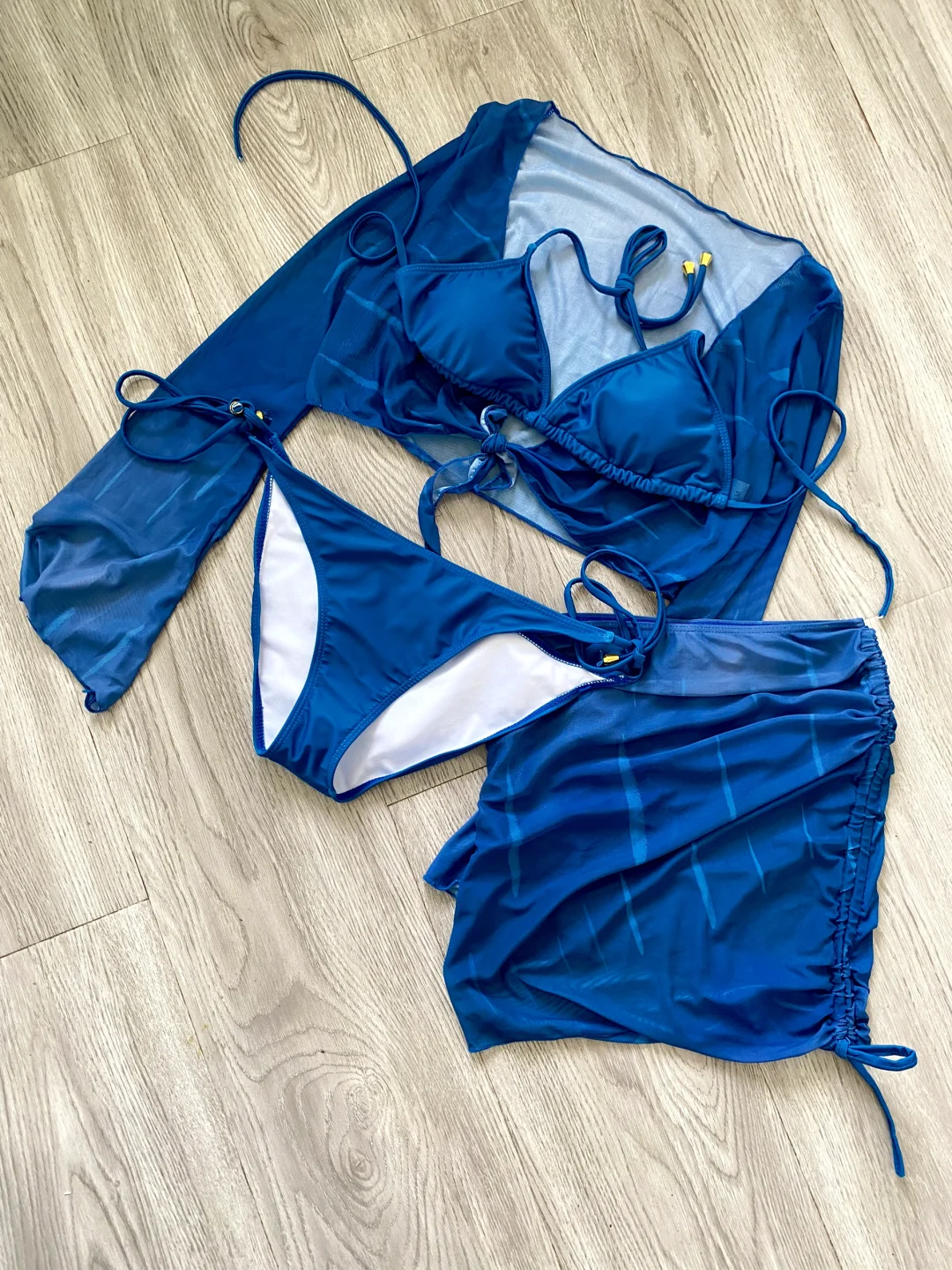 泳衣分享👙、蓝色系、好仙！