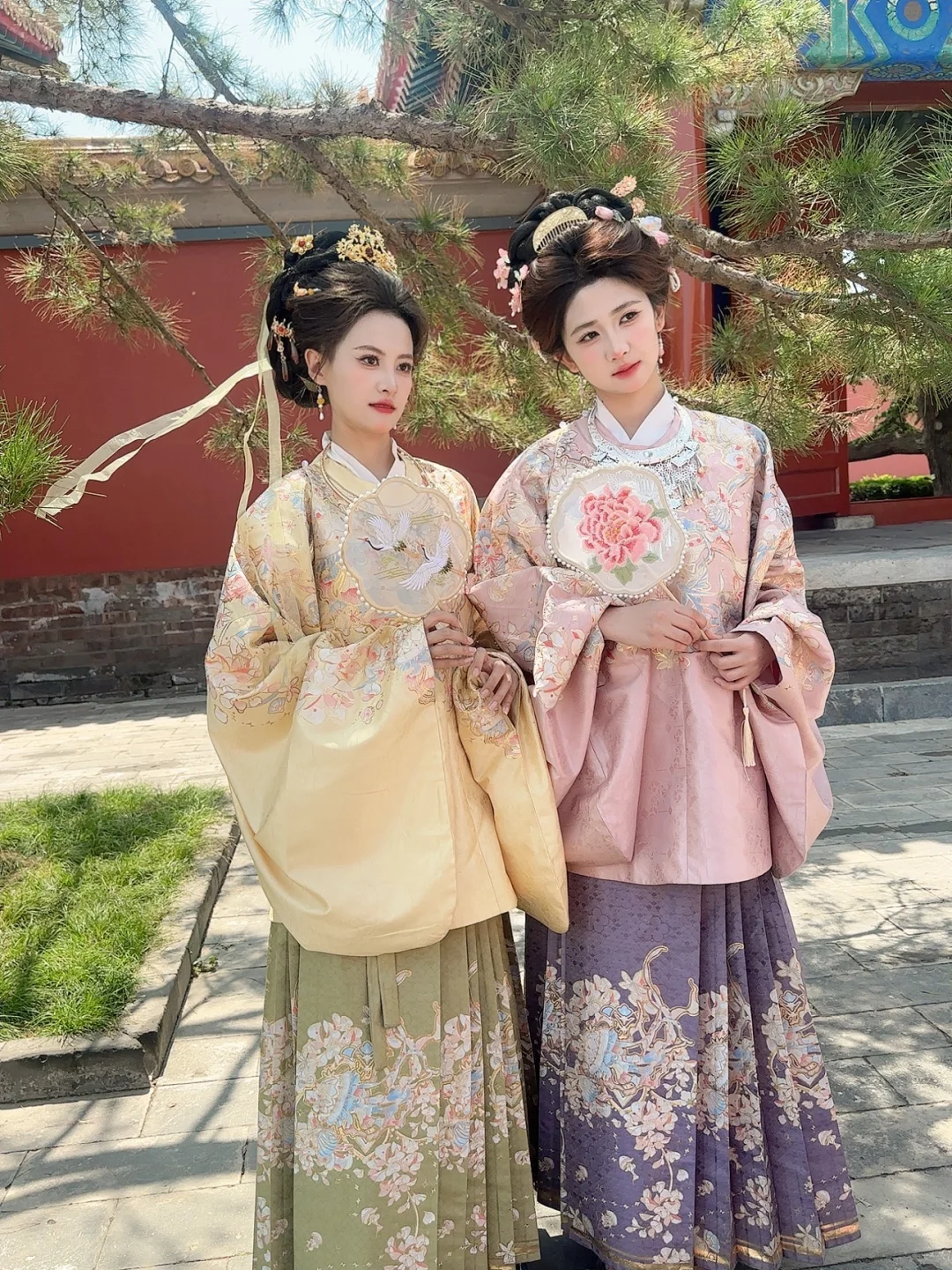 带闺蜜体验明制贵女.中式美学真绝