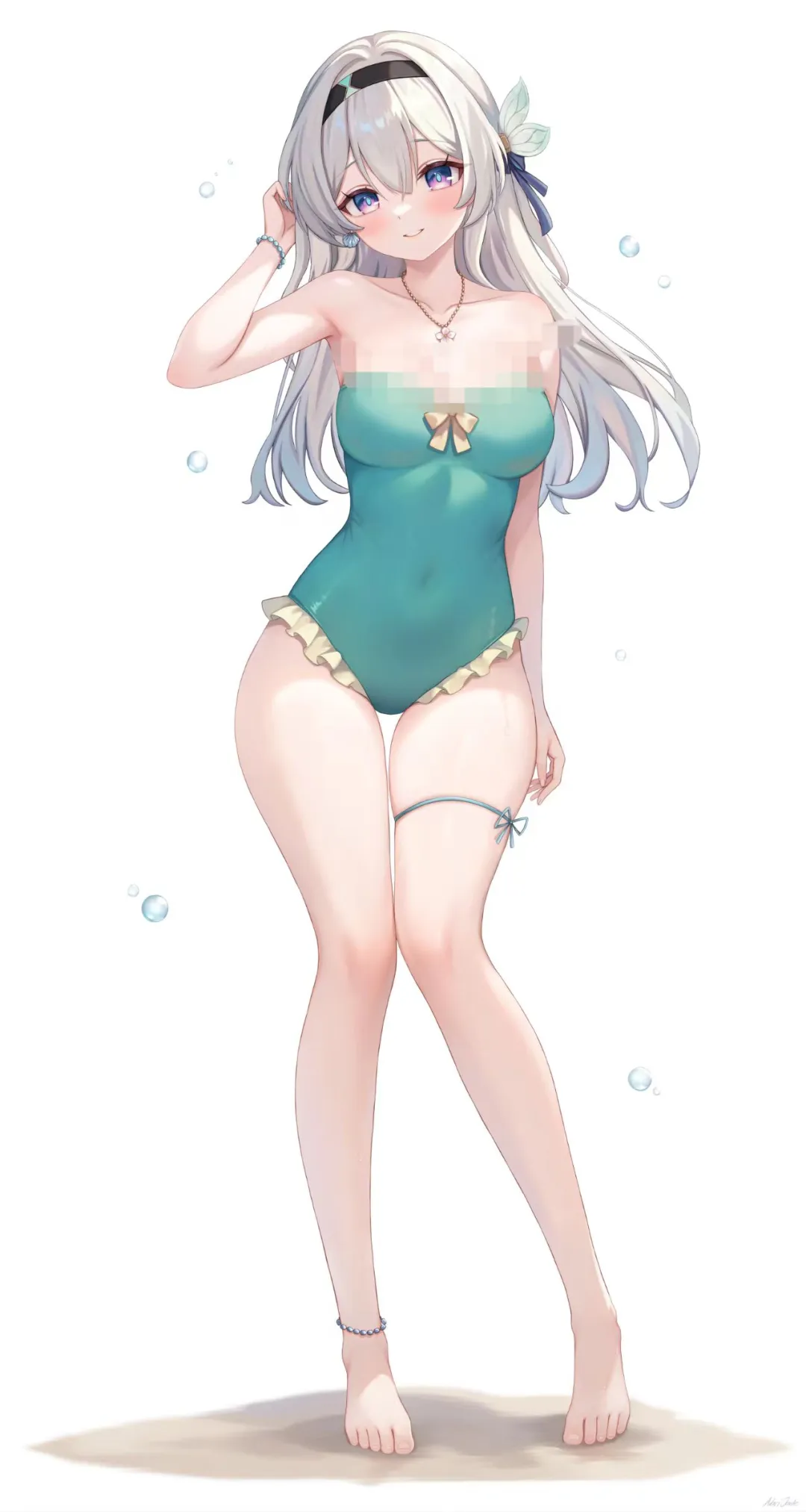 流萤死库水泳装美图壁纸分享(正常泳装)