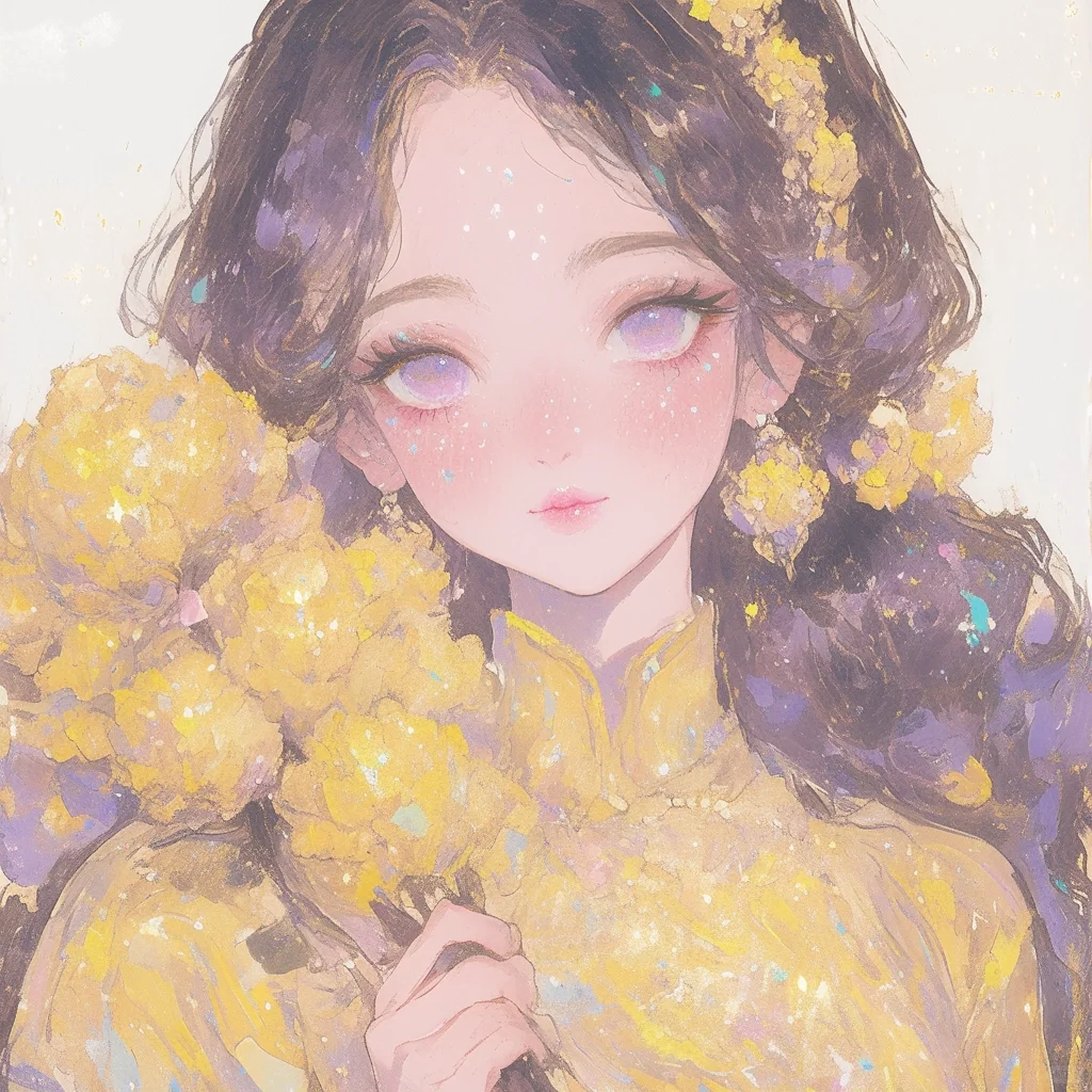 女生头像 | 是人见人爱花见花开的黄玫瑰呀