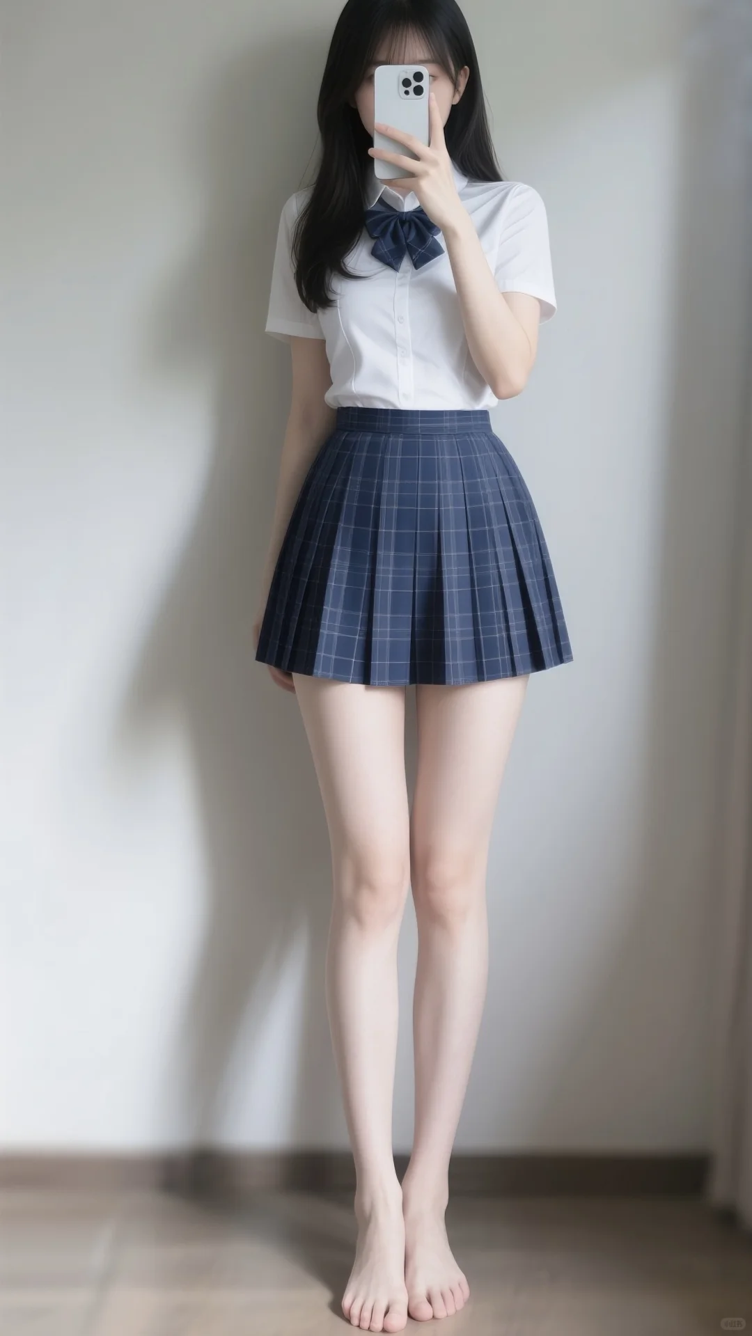 今日穿搭：百褶裙经典JK