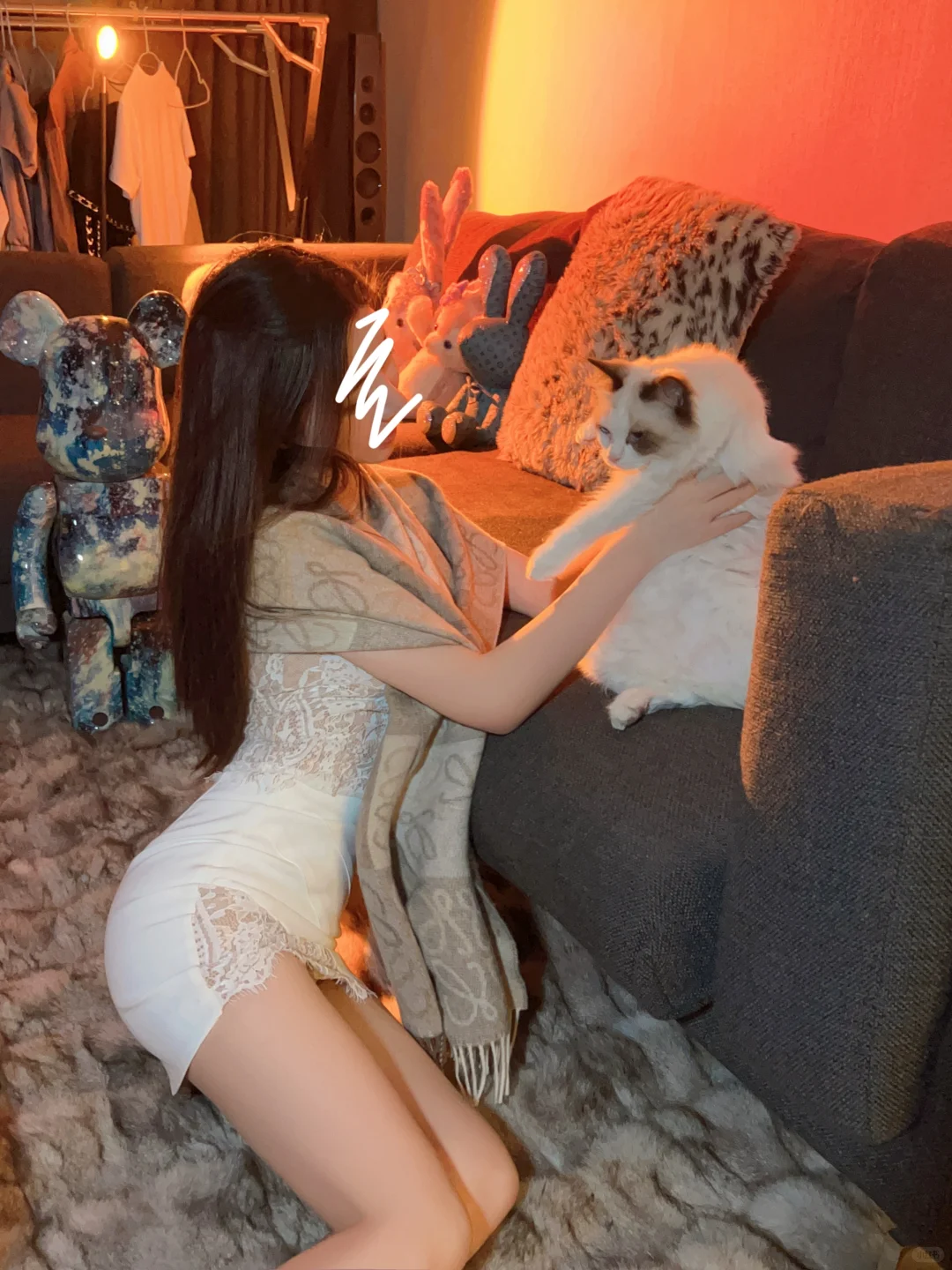 私房模特｜和小猫一起过节