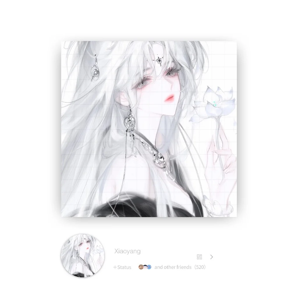 唯美女头｜“衣襟带花，岁月风平”