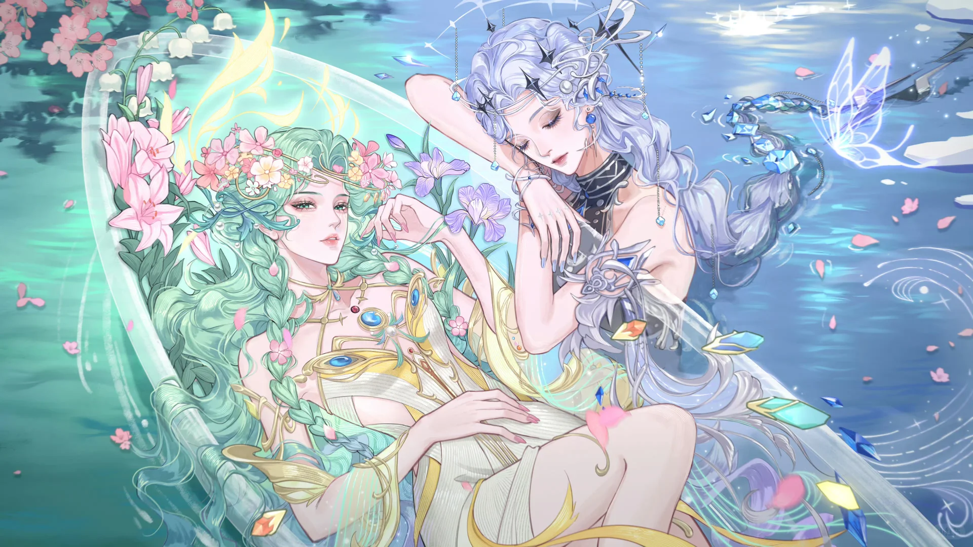 貂蝉穆夏太美啦！iPad壁纸换起来！