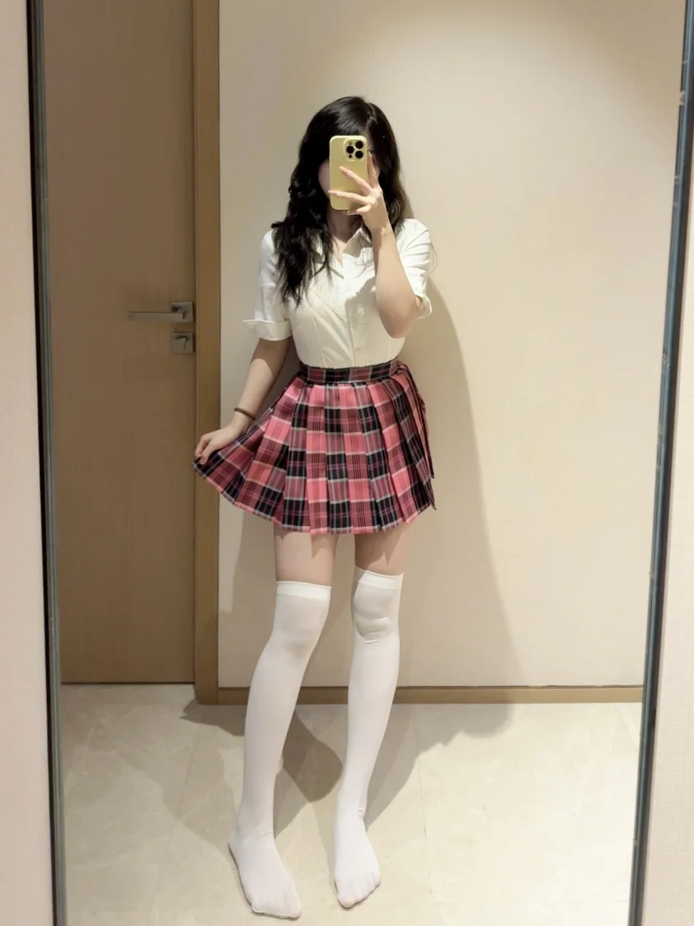 粉色JK格裙藏着少女的梦～