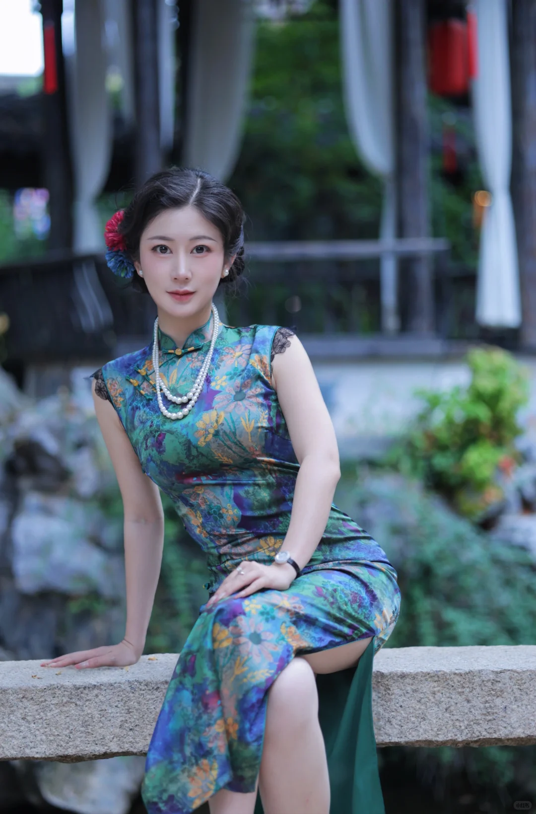 旗袍之美，一眼万年、旗袍，是东方骨的极致