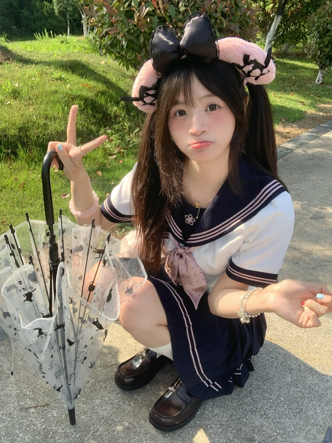 如果天气好的话～^•𖥦<^ ੭