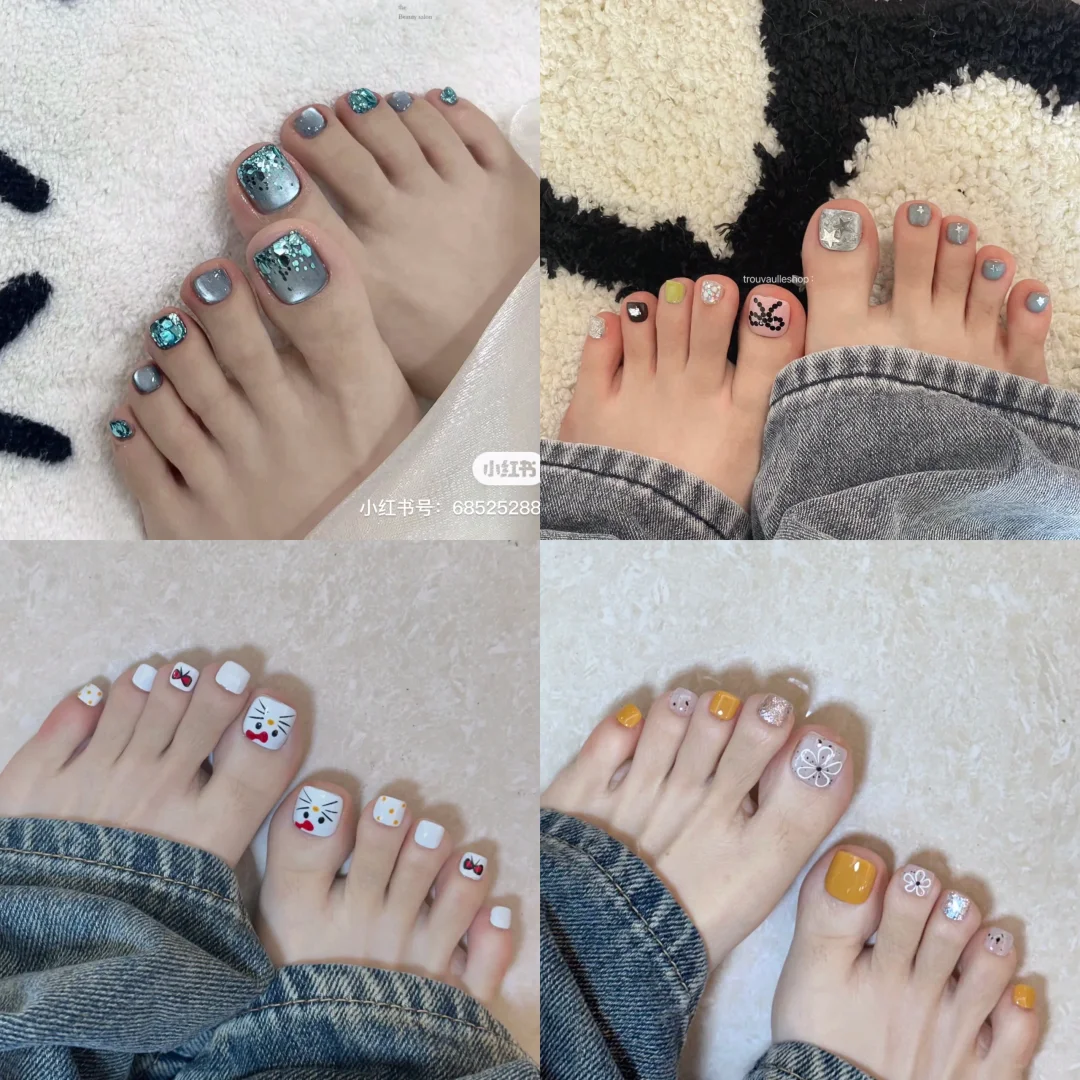 成都美甲·合集｜脚趾甲美甲款式