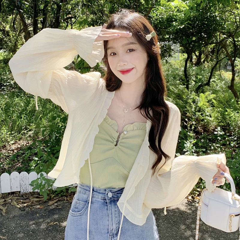 🍃夏天小众防晒开衫，穿出韩系温柔感！