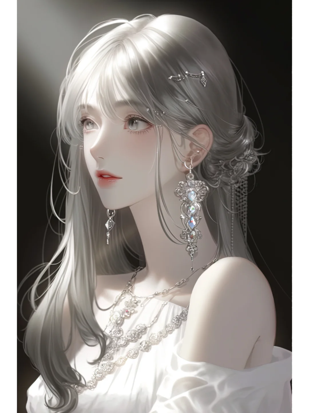 AI智造｜冷艳美人，巧笑倩兮，美目盼兮