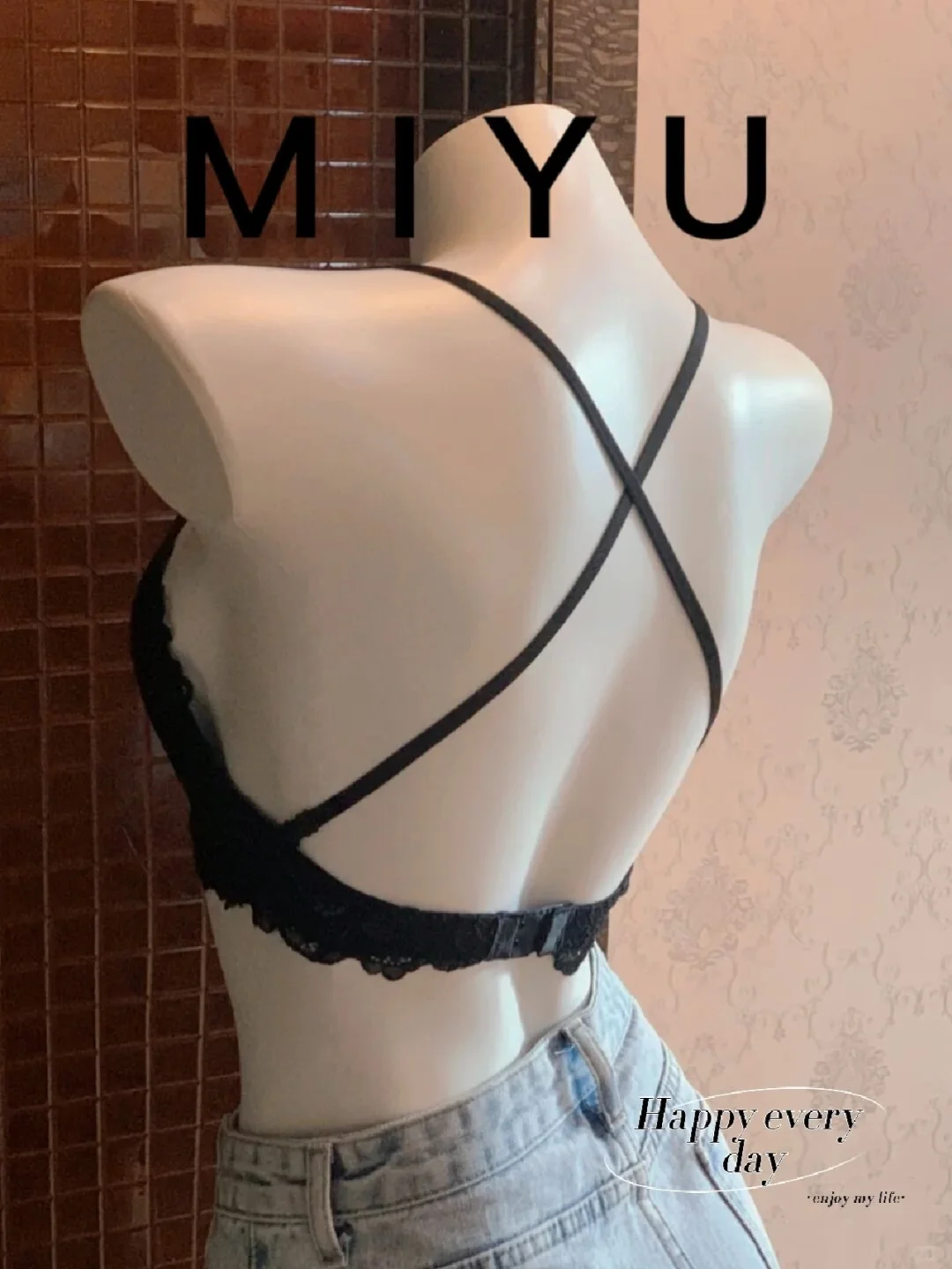 🆘纯欲宝藏黑蕾丝内衣来啦❗️巨显大显瘦