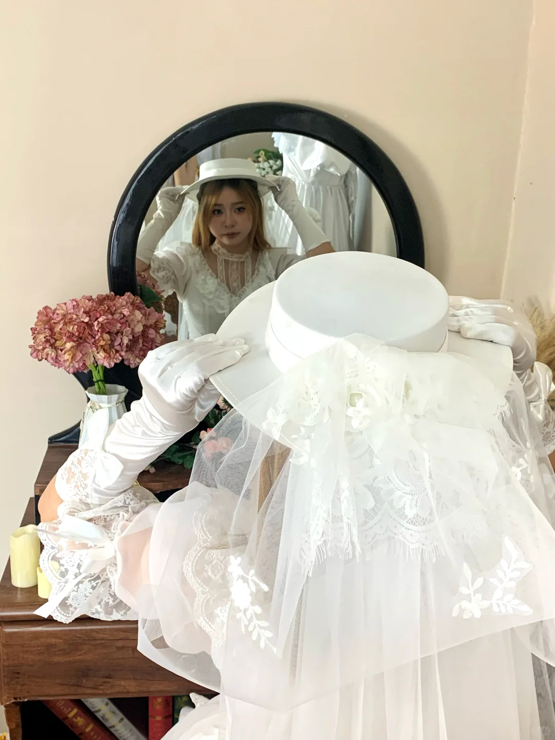 为自己拍一百组美照|复古婚纱