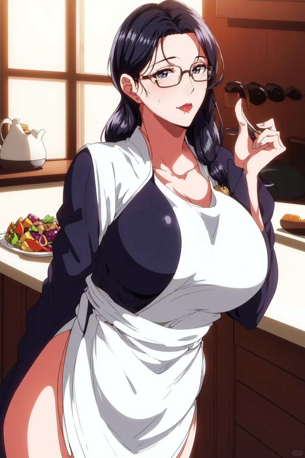 AI绘画 熟女画风
