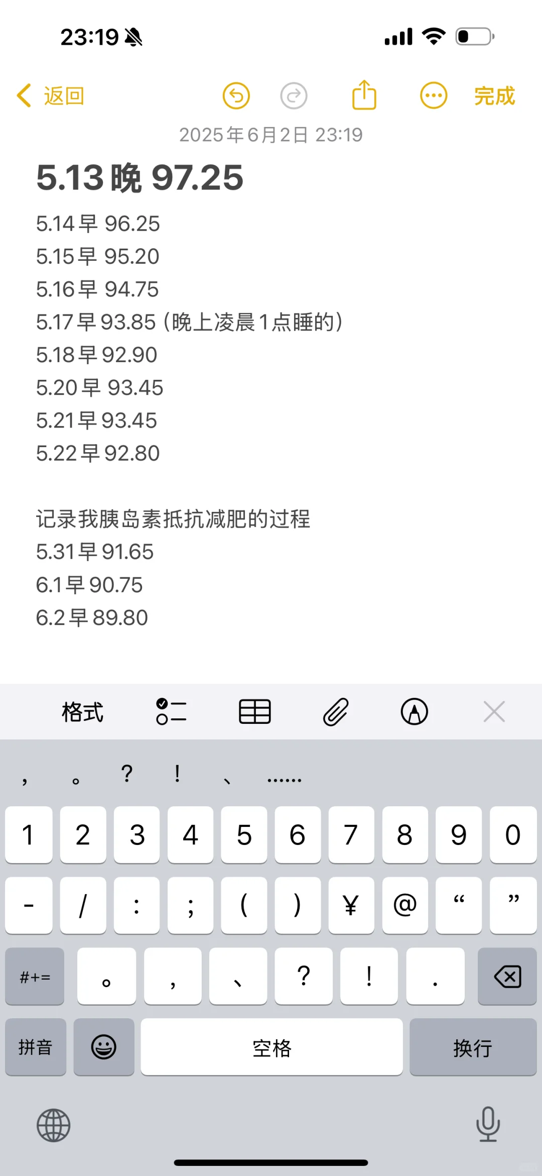 胰岛素抵抗后我狠下心减肥了！