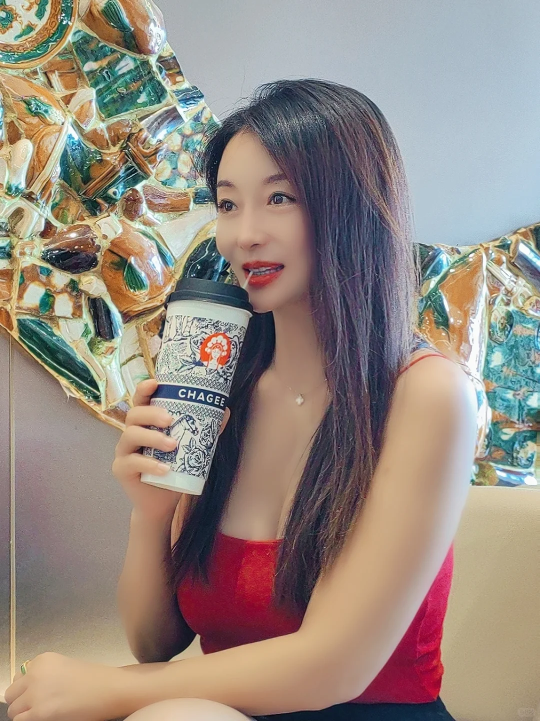 OOTD | 奶茶甜在心里，温柔写在脸上