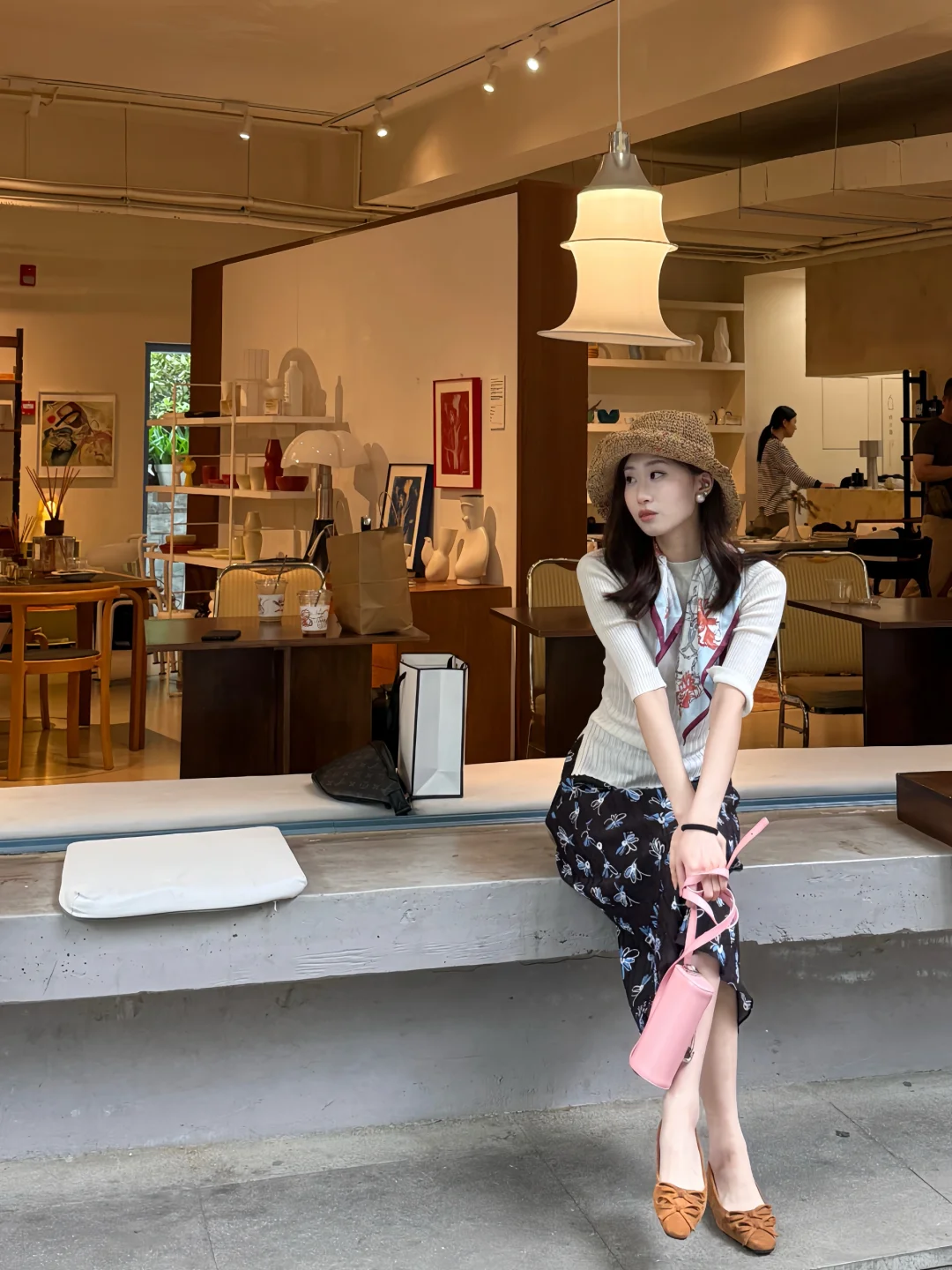穿碎花半裙 Outfit Share 当优雅女人