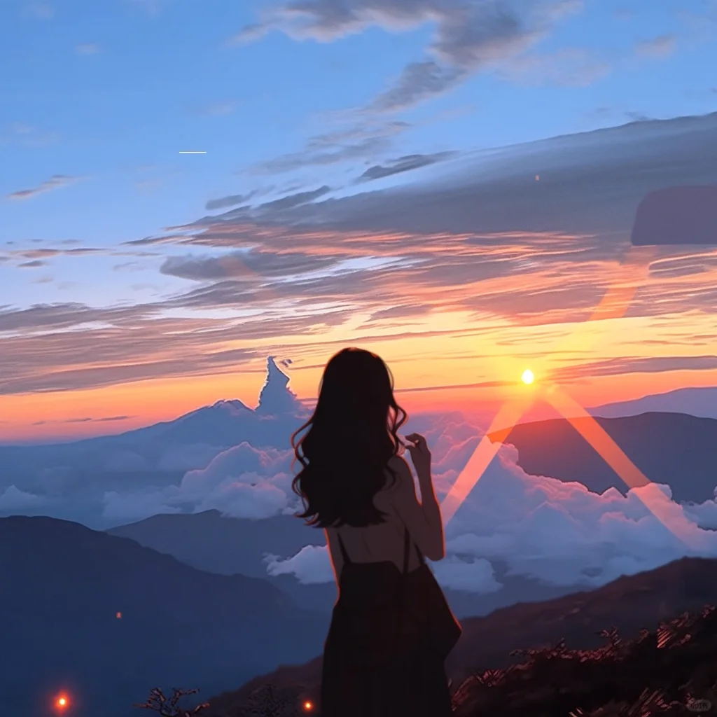 氛围感头像 • 愿你元气满满🌅