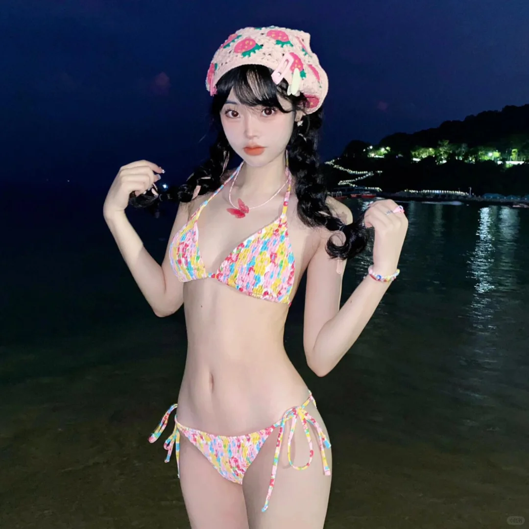 🌺小碎花比基尼，夏日必备💕