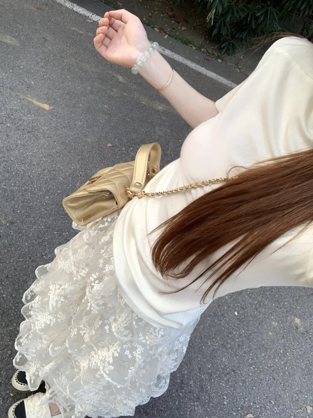 🐚好出片的蕾丝蛋糕裙！！不夸张的漂亮穿搭～