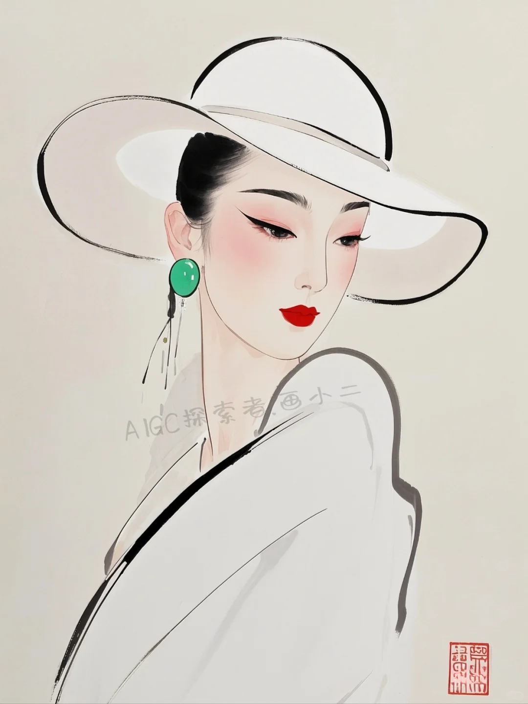 时光静好，美人如画