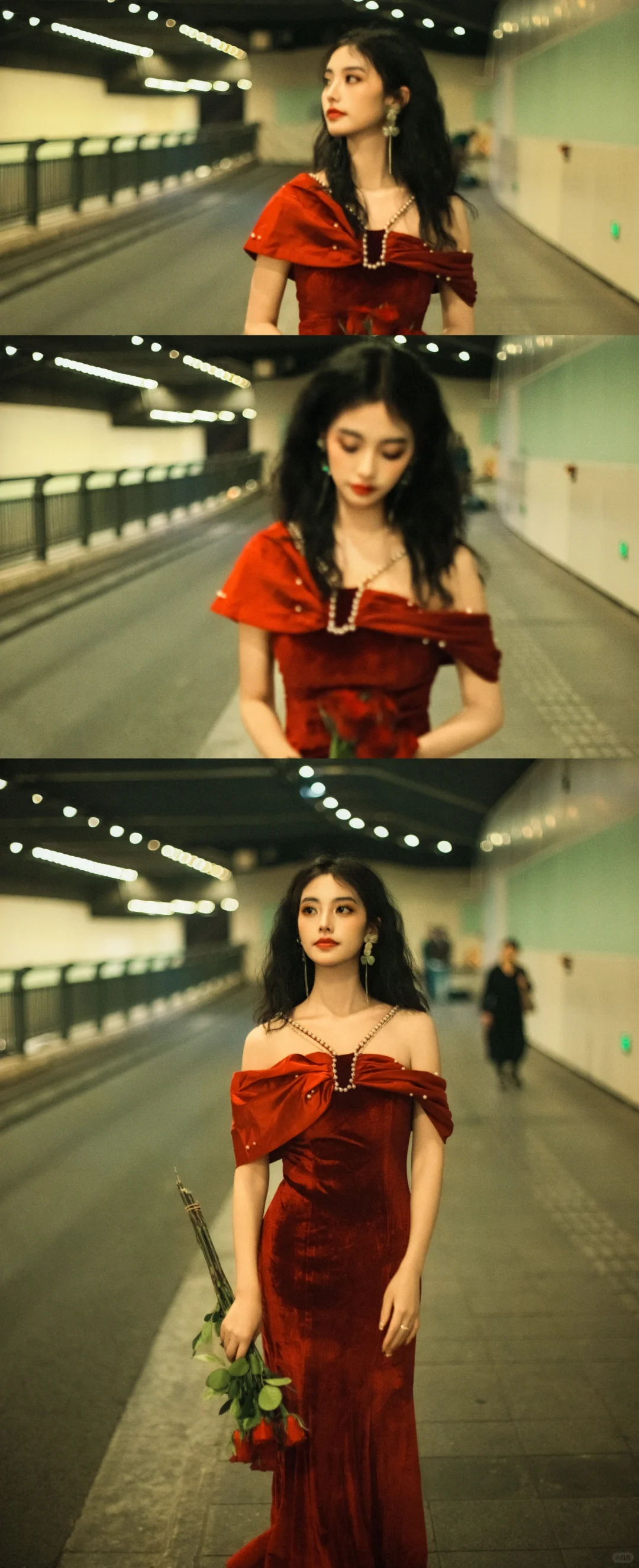 她像跌落尘世的妖精~