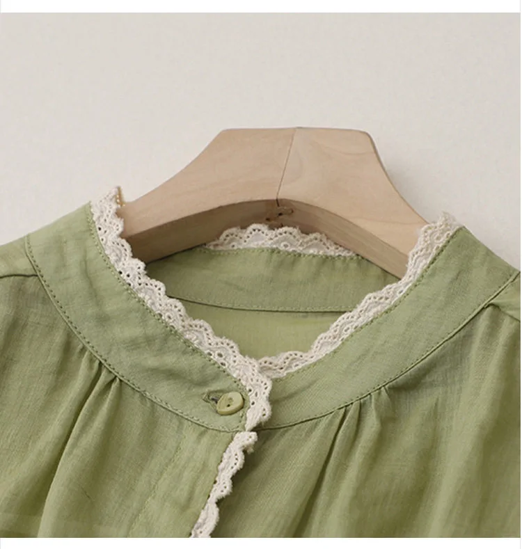 👚夏日必备！文艺复古衬衫👚
