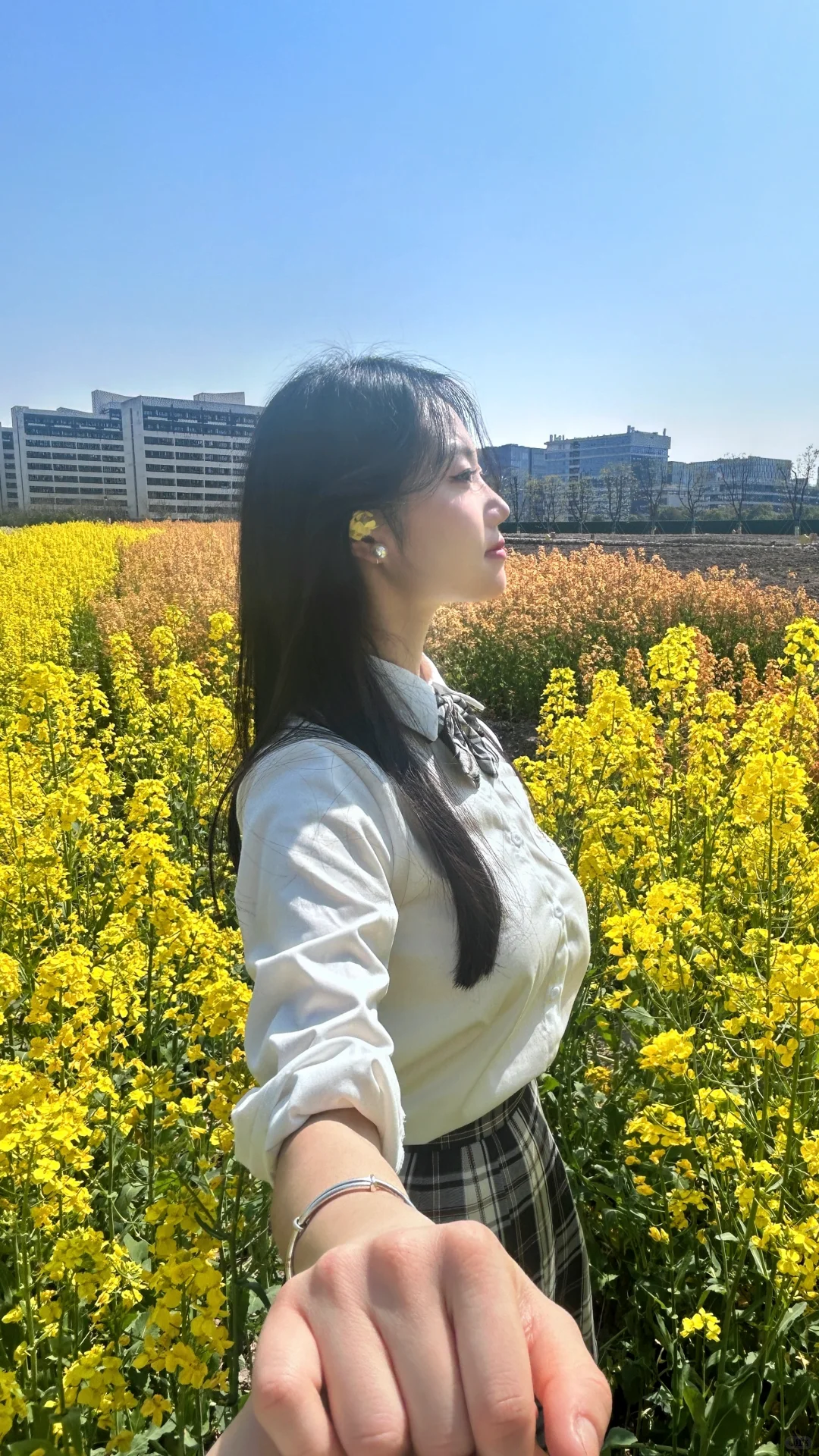 在杭师大也能在油菜花也轻松出片啊！