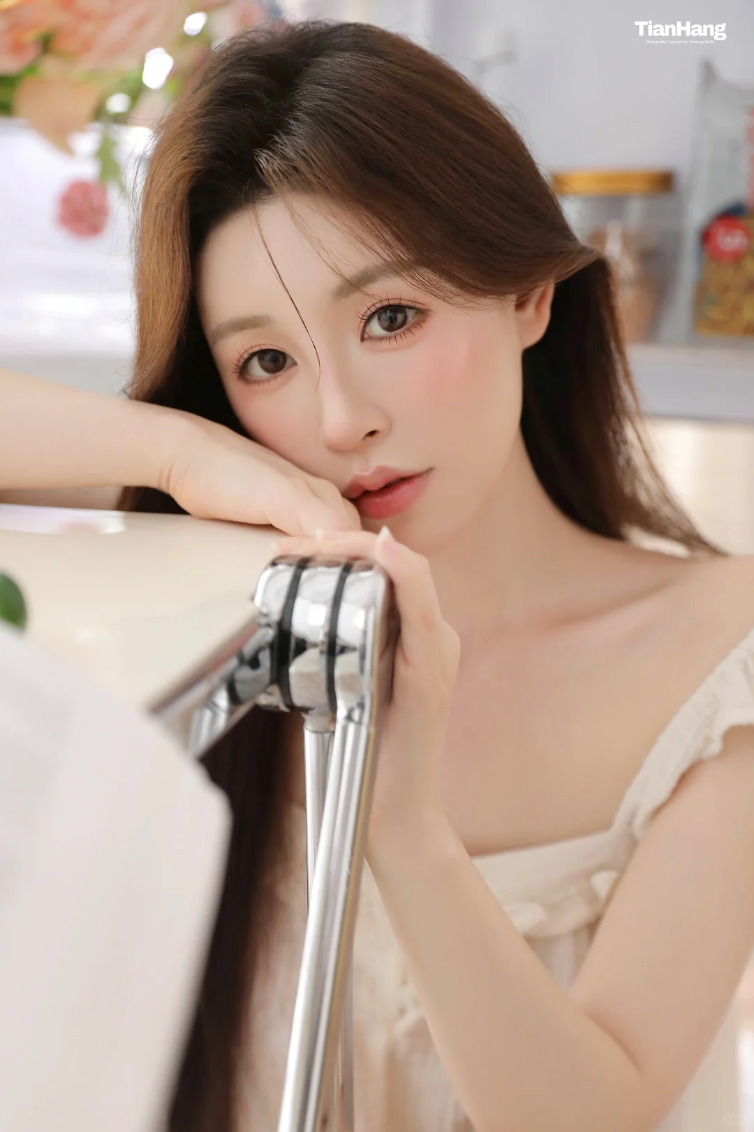 居家纯欲风💐冰箱鲜花少女心狙击！